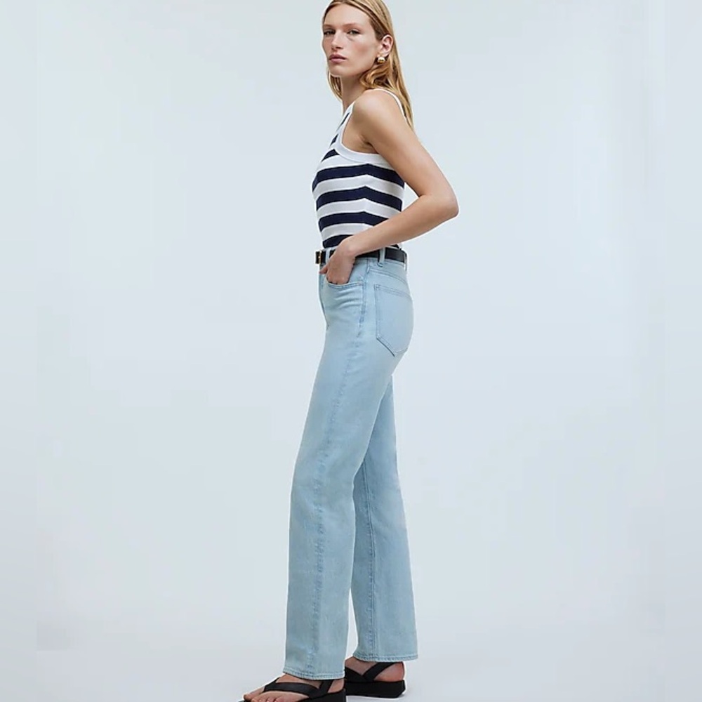 Madewell The Tall '90s Straight Jean In Ward Wash Size 31T NWT - Picture 5 of 11